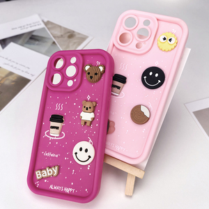 Para iPhone personalizado lindo Diy dibujos animados TPU funda de teléfono para iPhone 13 Pro Max <span class=keywords><strong>Samsung</strong></span> S24 Ultra/Redmi 13C/Xiaomi Poco X6 pro 14 - Product Image 3