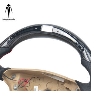 Pour Benz W462 G500 <span class=keywords><strong>G350</strong></span> G63 G55 G500 G63 Volant en fibre de carbone Alcantara personnalisé Volant de course convertible - Product Image 4