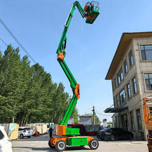 Plataforma Elevadora Autopropulsada Articulada con Cesta, Elevador de Brazo Telescópico de 18m y 350kg a Bajo Precio - Product Image 5