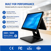 Système de point de vente à double écran pliable, écran tactile, caisse enregistreuse pour supermarché, restaurant, directement de l'usine