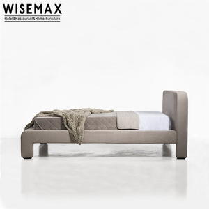 WISEMAX-muebles modernos de lujo <span class=keywords><strong>para</strong></span> dormitorio, marco de madera, <span class=keywords><strong>cama</strong></span> doble de tela, <span class=keywords><strong>cama</strong></span> suave de <span class=keywords><strong>esponja</strong></span> <span class=keywords><strong>para</strong></span> el hogar - Product Image 4