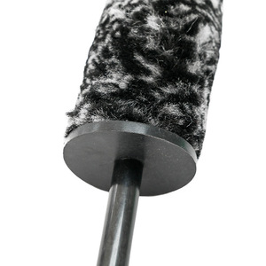 Cepillo de microfibra gris para lavado de autos, cepillo de felpa para limpieza de ruedas de automóviles - Product Image 3