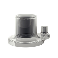 Ensemble Cadeau Aérateur et Verseur de Vin Électrique en Gros, Accessoires de Bar en Verre Transparent, Métal et Plastique, Comprend un Carafe