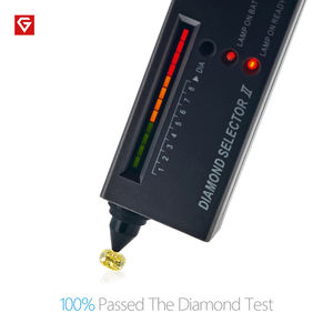 GIGAJEWE-GEMA de diamante amarillo vivo, moissanita, cojín cortado - Product Image 6