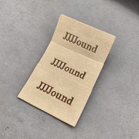 Écussons en cuir microfibre personnalisés, étiquettes logo thermocollées pour jeans et vêtements, accessoires de couture à coudre, vente en gros OEM, faible MOQ