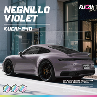 Film vinyle KUCIA Factory Super Brillant Violet Cristal Negnillo PET pour covering automobile