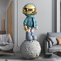 Ornements d'astronaute de mariage, meubles créatifs, statue d'astronaute en résine de fibre de verre pour la décoration du salon
