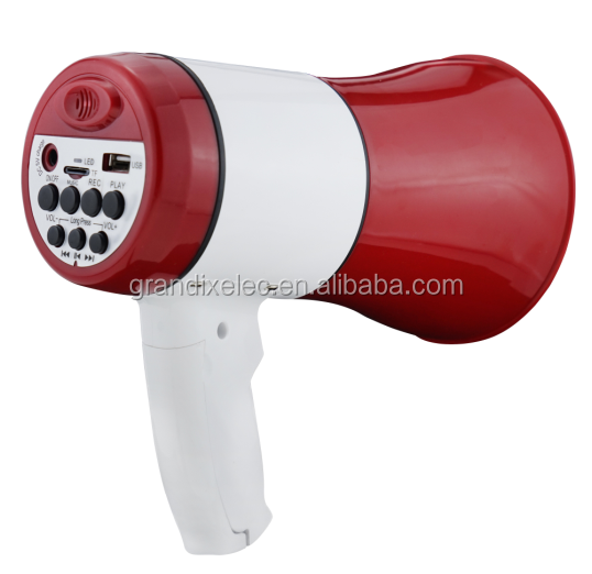 OEM 30W Megaphone 619 BT-USB/SD Playback & Siren Alarm Mobile Phone Compatible Rechargeable Battery | Public Safety Use
