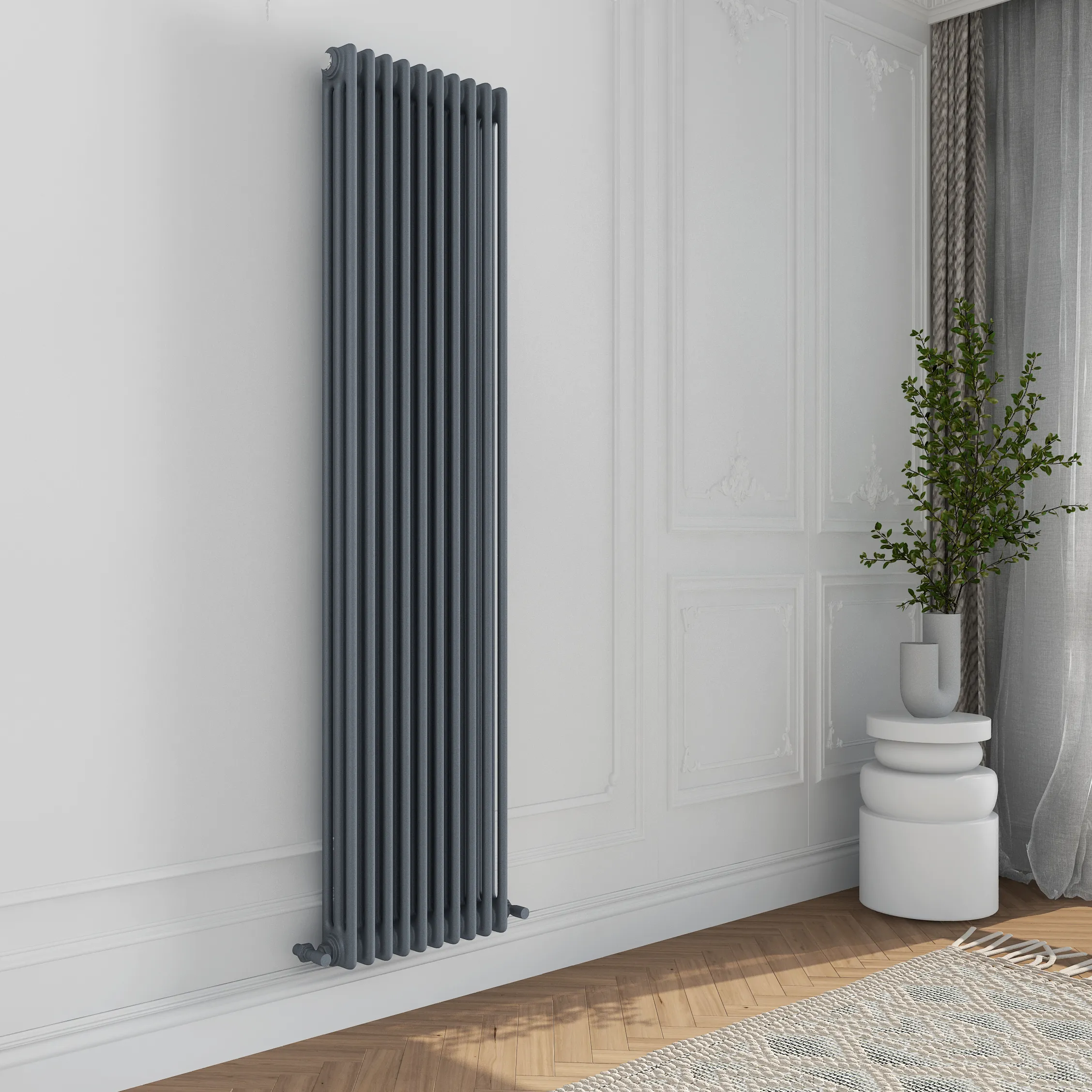 Radiator Met 3 Kolommen En442 & Ukca Goedkeuring Ontwerper Huis Radiator Verticale Stijl