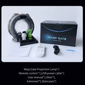 <span class=keywords><strong>Projecteur</strong></span> de Veilleuse RVB Multicolore avec Balle Plasma Aurore et Réveil Numérique pour Chambre d'Enfant, en Plastique, avec Haut-parleur DC et Fonction Bruit Blanc - Product Image 6