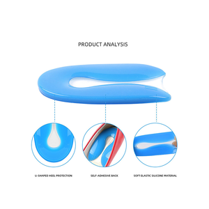 99Insole Pelindung Pereda Nyeri Tumit Perawatan Insole Kaki Memar Bantalan Cup Tumit Silikon untuk Taji Tulang - Product Image 5