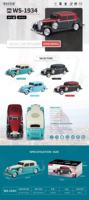 Altavoz Inalámbrico Ws-1934 con Forma de Coche Retro, Reproductor de Música Multifunción, Radio FM, Altavoz Portátil Vintage de Alta Fidelidad, Caixa De Som