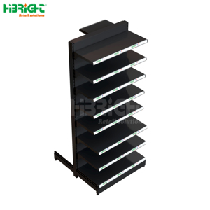 Customized Color Commercial <strong>Metal</strong> Single or Double Side Multi-Layer with Hooks Supermarket Heavy Duty Store <strong>Shelves</strong> - Product Image 4