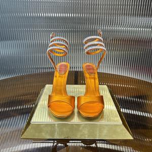 Designer Women's Elegant <b>Closed</b> <b>Toe</b> High <b>Heel</b> Pumps Comfortable Formal Genuine Leather Upper Floral Pattern Anti-Slip Breathable - Product Image 1