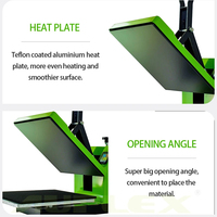 Mesin Penekan Vinil Panas Kaus Oblong Model Pembaruan Harga Terendah