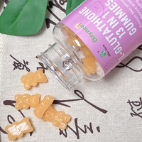 Gummies L-glutathion 13-en-1 à succès : Complément végétalien éclaircissant pour la peau, favorise l'atténuation des taches