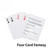 Juguete Mágico de Cartas Into Aces, Transformación de 4 Cartas, Baraja Clásica, Accesorio de Magia, Cuatro 10s en un Solo Giro