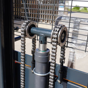 Consegna veloce sollevamento Semi-elettrico Stacker <span class=keywords><strong>Pallet</strong></span> Stacker a piedi tipo auto-sollevamento elettrico impilatore carrello elevatore - Product Image 5