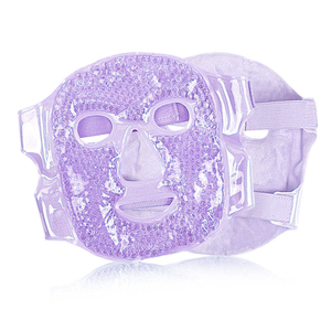 Masque facial réutilisable à billes de gel chaud et froid pour les yeux gonflés, compresse froide pour le visage, <span class=keywords><strong>SPA</strong></span> facial pour femme, idéal pour le sommeil - Product Image 5