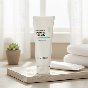 ครีมบำรุงผิวหน้า MERIKIT REGENERATING CALMING CREAM 210 มล. จากเกาหลี ช่วยลดเลือนริ้วรอย กระชับผิว สำหรับผิวผสม บำรุงและเพิ่มความชุ่มชื้น ใช้ได้ทั้งกลางวัน - Product Image 3