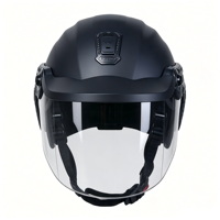 Casque de sécurité intégral haute résistance aux impacts avec visière transparente en plastique PP, marque TG, personnalisé pour la police du Jiangsu