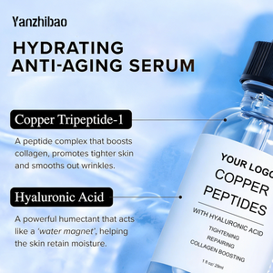 Siero Viso Personalizzato con Peptidi di Rame - con Peptide GHK-Cu e <span class=keywords><strong>Acido</strong></span> Ialuronico - Siero Antietà per il Viso - Product Image 3