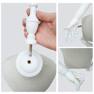 Child Mannequin Torso Body HalfLength Mannequin <strong>Clothes</strong> <strong>Prop</strong> Rack Adjustable Height Dummy Clothing Store Window Display Stand - Product Image 4