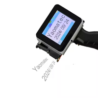 Yaomatec Kleine Mini Handheld Kan Convexe Oppervlakte Verpakking Tas Productie Datum Logo Printer Inkjet Printer