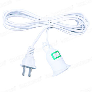Werkseitiger E27-Basislampenhalter mit Kabel und Netz stecker, elektrischer Lampen fassung adapter für zu Hause - Product Image 5