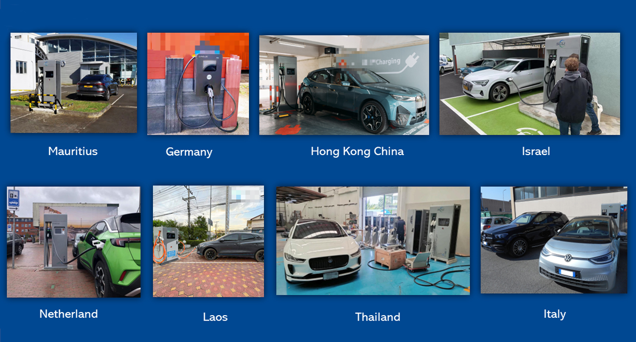 Personalize Estação de Carregamento Rápido All-in-one para Veículos de Energia Nova para Exteriores