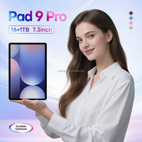 Tablet Educativa Pad9 Pro con Función de Pantalla Dividida, Desbloqueo Facial, 11 Pulgadas, 16GB+1TB, 5G, Tipo-C, Deca Core