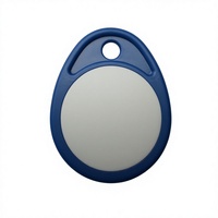 Porte-clés RFID NFC programmable et réinscriptible UID 13,56 MHz en ABS avec porte-clés