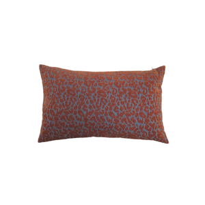 Funda de Almohada de Mezclilla Lavada con Diseño de Corazón de Chenilla Jacquard de 30*50CM, Fundas de Cojín de Algodón y Mezclilla, Fundas de Almohada Modernas de Estilo Rústico - Product Image 1