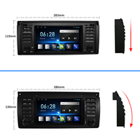STWEI 7" Android AUTO Carplay Autoradio Multimédia avec Lecteur Vidéo Bluetooth GPS pour BMW X5 E53 Série 5 E38 E39