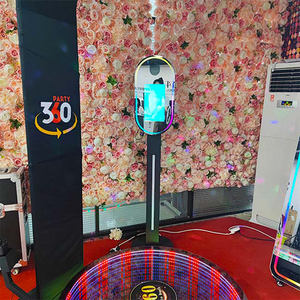 Éclairage LED RVB, miroir magique, photomaton, design fin, ovale, rond, carré, système de tunnel, événements festifs, équipement professionnel, pack - Product Image 6