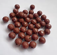 Brown Turmaline Natural Beads Halskette und Armband Set Elastic String Ring Energy Body Anwendbarer Schmuck
