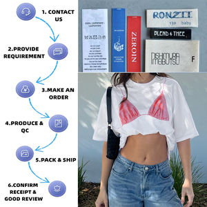 <span class=keywords><strong>เสื้อ</strong></span><span class=keywords><strong>บิ</strong></span><span class=keywords><strong>กิ</strong></span>นี Y2K แขนสั้นสีขาวพิมพ์ลายสำหรับเด็กผู้หญิงเสื้อ<span class=keywords><strong>ยืด</strong></span><span class=keywords><strong>บิ</strong></span><span class=keywords><strong>กิ</strong></span>นนี่ทรงโอเวอร์ไซส์ลายกราฟิกตัวโคร่ง - Product Image 2