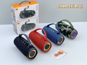 Loa siêu trầm không dây Bluetooth di động, công suất cao, chống sốc, tích hợp đèn LED RGB ngoài trời, bán chạy, model CHARGE6 - Product Image 3