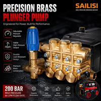 Nouvelle pompe diesel 30hp haute pression 200bar 50m nettoyeur à jet d'eau vidange d'égout et dragage camion de nettoyage