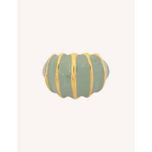 Bague ajustable YFB R450 à points colorés – Collection Printemps-Été – Bagues tendance en émail et acier inoxydable – Vente en gros - Product Image 1