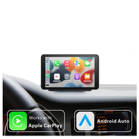 Pantalla de Navegación Portátil Inalámbrica CarPlay de 7 Pulgadas, Cámara para Auto con Pantalla CarPlay Integrada