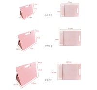 Caja de Regalo de Cartón Personalizada con Asa Troquelada, Caja de Papel Portátil para Regalos y Empaquetado Minorista de Boutique