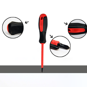 Set di <span class=keywords><strong>Cacciaviti</strong></span> Isolati Multifunzione 4-in-1 a Doppia Estremità con Punta Magnetica, Qualità Fai-da-Te, Personalizzabile OEM, Impugnatura in TPR - Product Image 5