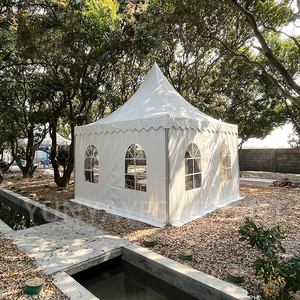 Tente Pagode Extérieure en Aluminium pour Fêtes, Camping, Événements, Mariages, Salons Professionnels, Imperméable en PVC, Prix Usine - Product Image 1