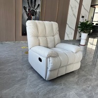Canapé-lit multifonctionnel rotatif pour une personne, fauteuil inclinable et convertible en lit, chaise de cabine avec commande intelligente