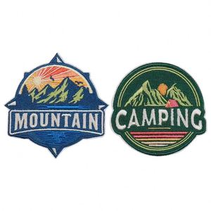 High Quality Promotional Custom Your Own Letters logo Fonts or Design Text <b>Iron</b> on Sew on Embroidered Patches for Clothing Hats - Product Image 3