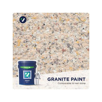 Peinture acrylique écologique Vanlei en granit Revêtement liquide pour application sur mur extérieur Méthode de pulvérisation
