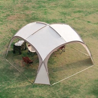 Dômes de sport gonflables, tentes d'extérieur quatre saisons, tonnelle familiale, auvent d'été pliable, imperméable, protection UV50+, grand espace