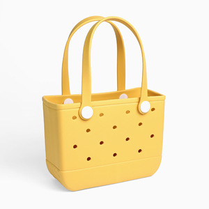 Sac de plage en EVA de petite taille très vendu, sac de plage en silicone de haute qualité, sacs bandoulière pour femmes, vente en gros - Product Image 3
