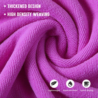 Serviette/Chiffon en Microfibre Fine à Séchage Rapide avec Logo Personnalisé pour le Détail des Accessoires Intérieurs de Voiture, 80% Polyester 20% Polyamide, pour le Polissage
